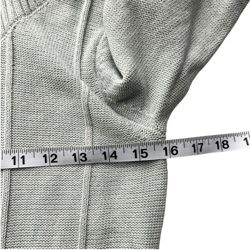 Soft Surroundings Cowl‎ Neck Sweater Tunic Pastel Mint Sz S Casual Elegant Boho - Picture 9 of 9